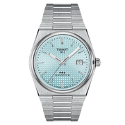 Tissot PRX Powermatic 80 40mm T137.407.11.351.00 - bracciale e cassa acciaio - quadrante azzurro con datario